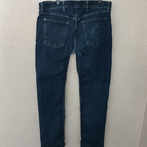 Mens 7 For All Mankind Standard Jeans, 38, Medium Wash - Picture 10 of 11